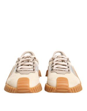 Beige Lace Up Low Top NS1 Männer Turnschuhe Schuhe