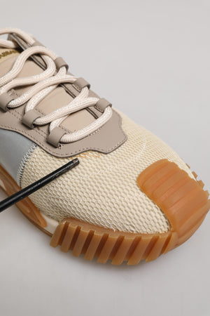 Beige Lace Up Low Top NS1 Männer Turnschuhe Schuhe