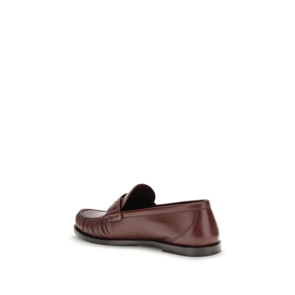Braune Kalbsleder Bos Taurus Slip-On Loafer