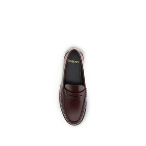 Braune Kalbsleder Bos Taurus Slip-On Loafer