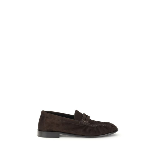 Braune Kalbsleder Bos Taurus Slip-On Loafer