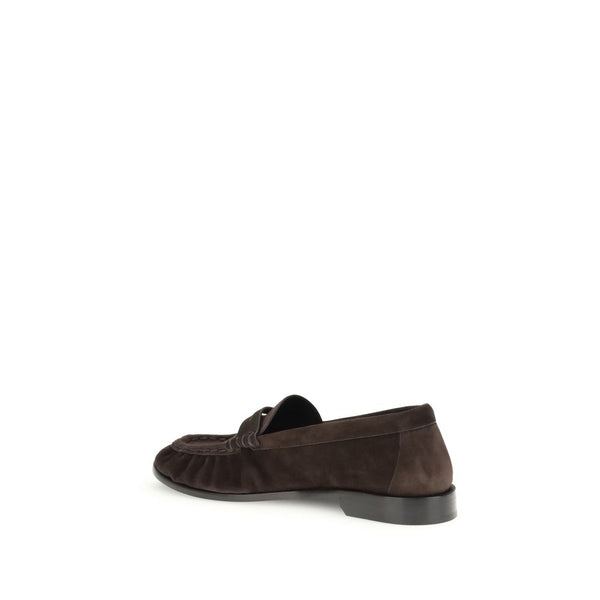 Braune Kalbsleder Bos Taurus Slip-On Loafer