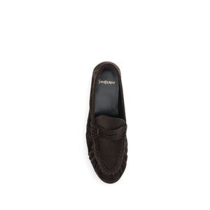 Braune Kalbsleder Bos Taurus Slip-On Loafer