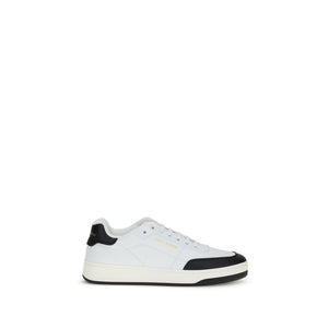 Weiße Kalbshaut Bos Taurus Sneakers mit niedrigem Schaft
