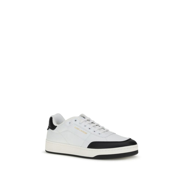 Weiße Kalbshaut Bos Taurus Sneakers mit niedrigem Schaft