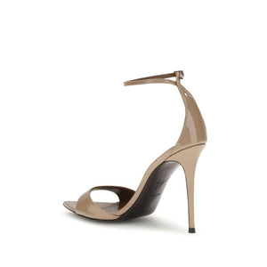 Beige Wildleder-Stilettos