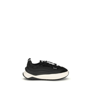 Schwarze Polyester-Sportschuhe