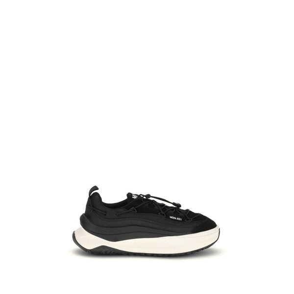 Schwarze Polyester-Sportschuhe