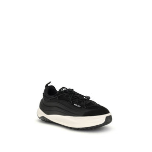 Schwarze Polyester-Sportschuhe