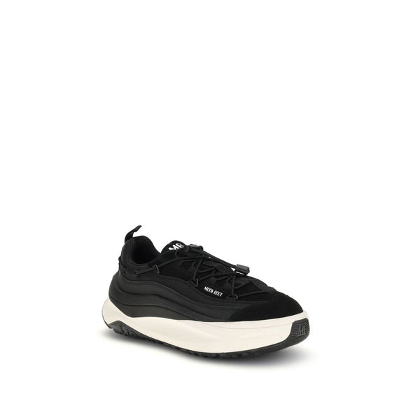 Schwarze Polyester-Sportschuhe