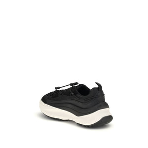 Schwarze Polyester-Sportschuhe