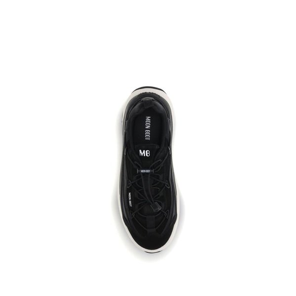 Schwarze Polyester-Sportschuhe