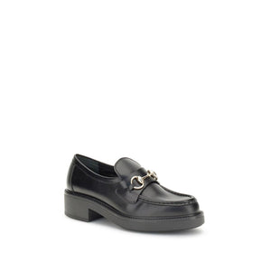 Schwarze Kalbshaut Bos Taurus Slip-On Loafer