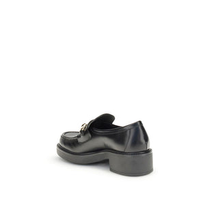Schwarze Kalbshaut Bos Taurus Slip-On Loafer