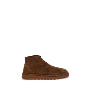 Braune Kalbshaut Bos Taurus Schnürstiefel