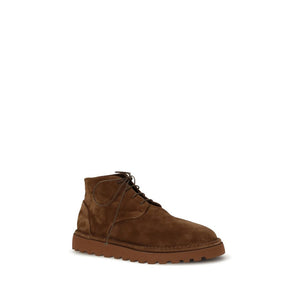 Braune Kalbshaut Bos Taurus Schnürstiefel