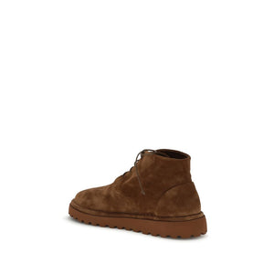Braune Kalbshaut Bos Taurus Schnürstiefel