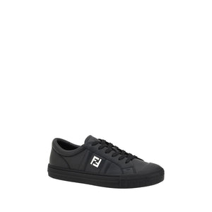 Schwarze Kalbshaut Bos Taurus Sportschuhe