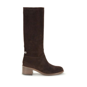 Braune Lederstiefel