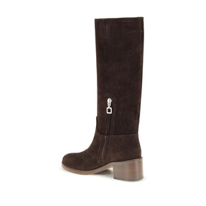 Braune Lederstiefel
