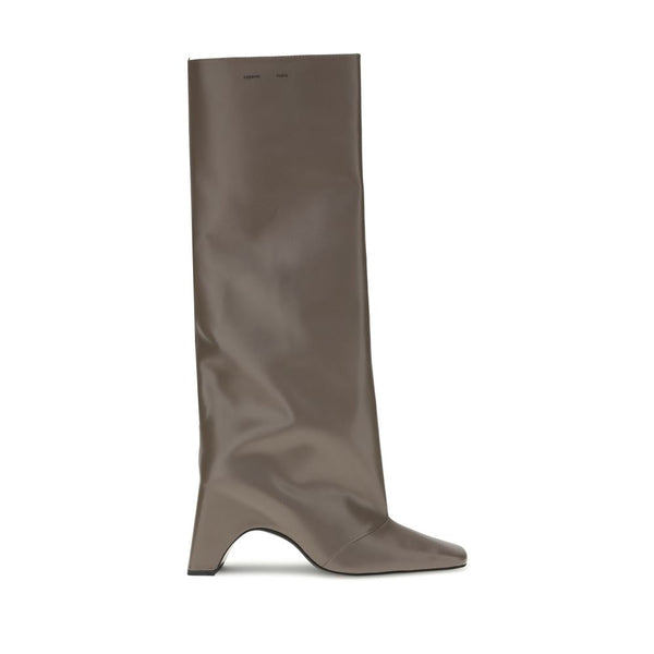 Graue Kalbshaut Bos Taurus Stiefel