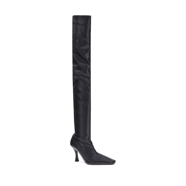 Schwarze Polyethylen-Overknees