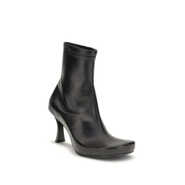 Schwarze Kalbshaut Bos Taurus Stiefeletten
