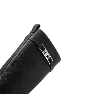 Schwarze Stiefeletten aus Kalbsleder mit Schnürung
