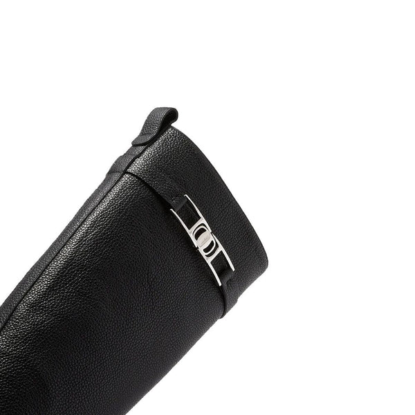 Schwarze Stiefeletten aus Kalbsleder mit Schnürung