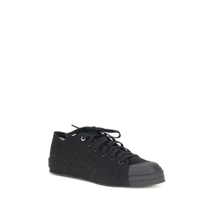 Schwarze Stoff-Sneaker für Sport und Freizeit