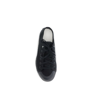 Schwarze Stoff-Sneaker für Sport und Freizeit