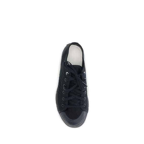 Schwarze Stoff-Sneaker für Sport und Freizeit