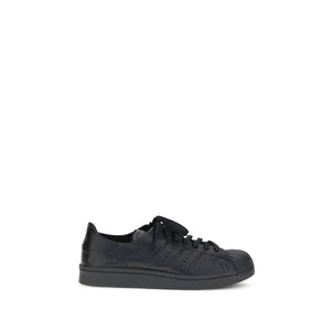 Schwarze Sneakers aus Kalbsleder Bos Taurus