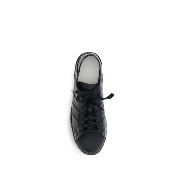 Schwarze Sneakers aus Kalbsleder Bos Taurus