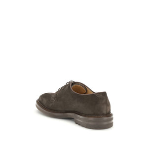 Braune Kalbsleder Bos Taurus Oxford- und Derbyschuhe