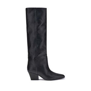 Schwarze Kalbshaut Bos Taurus Stiefel