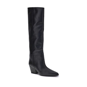 Schwarze Kalbshaut Bos Taurus Stiefel