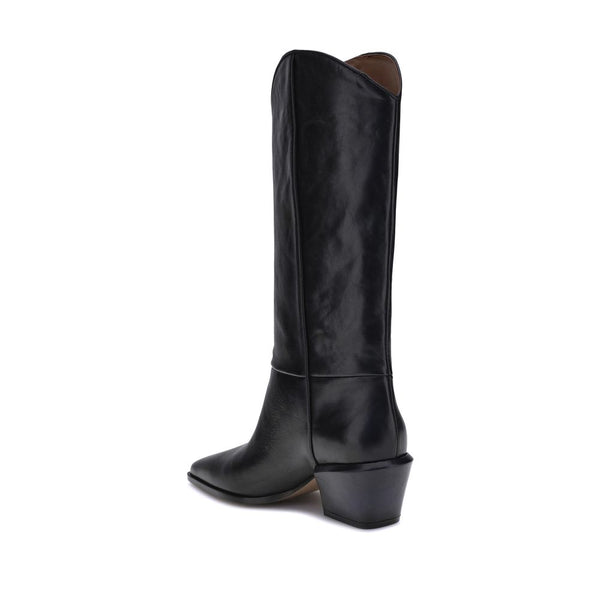 Schwarze Kalbshaut Bos Taurus Stiefeletten
