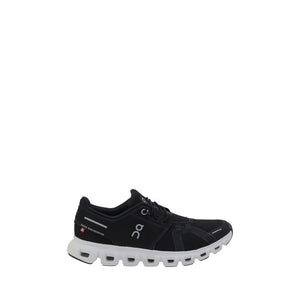 Schwarze Polyester-Sportschuhe