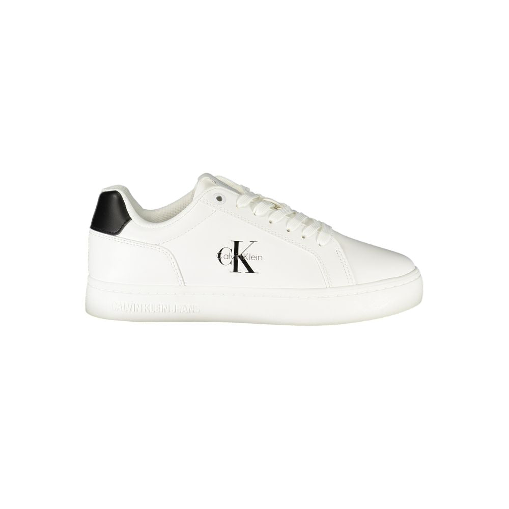 Weißes Leder Damen Sneaker