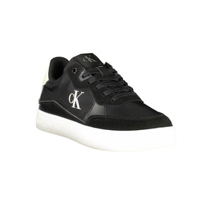 Schwarzes Leder Herren Sneaker