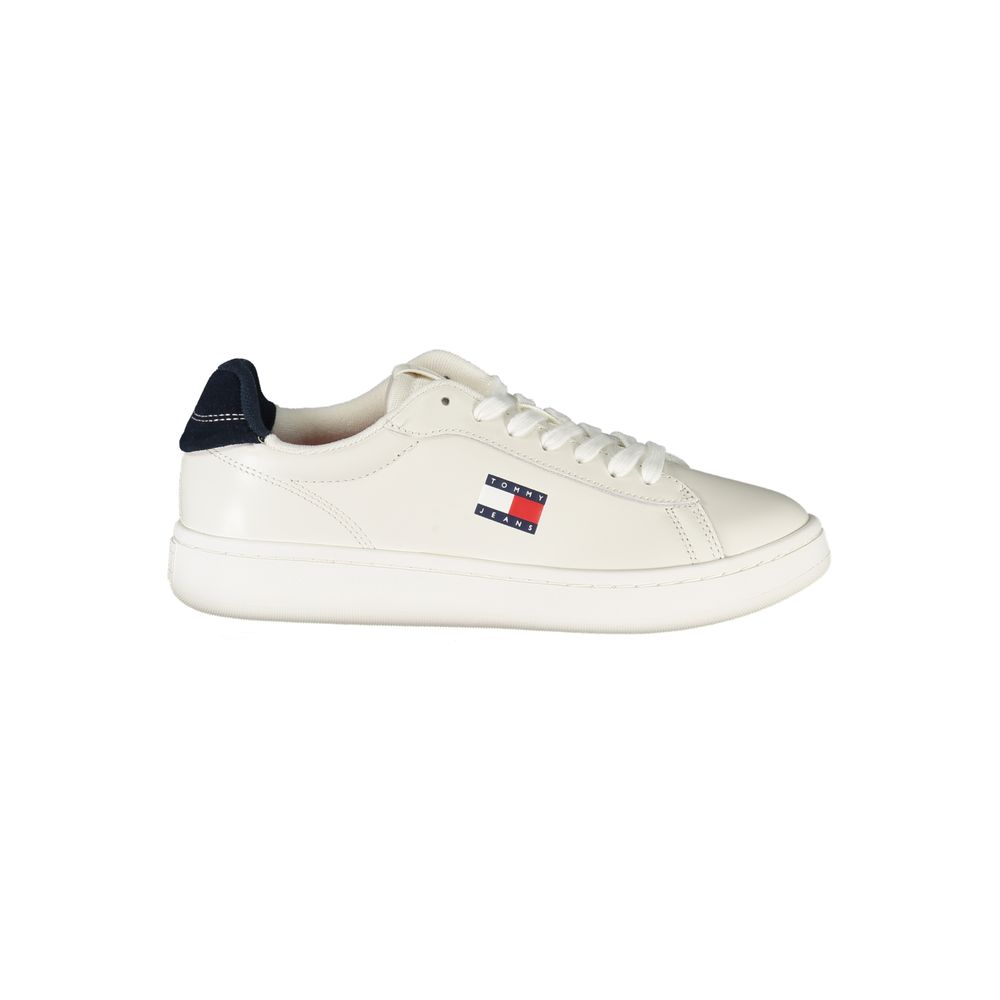 Weißes Leder Damen Sneaker