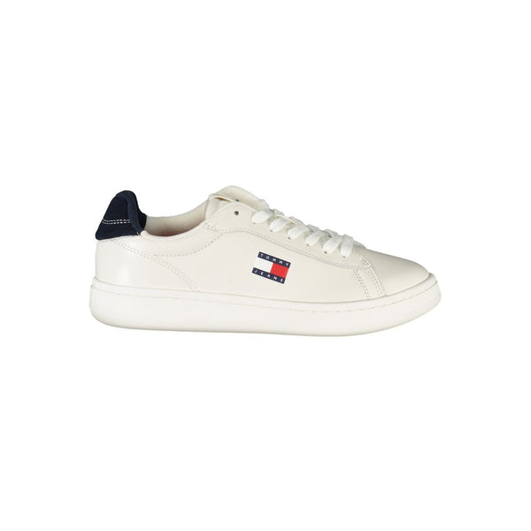 Weißes Leder Damen Sneaker