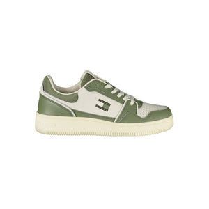 Grünes Leder Herren Sneaker