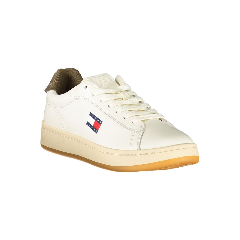Weißes Leder Damen Sneaker