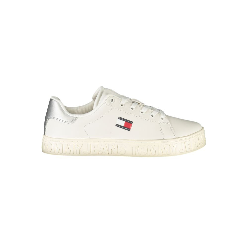 Weißes Leder Damen Sneaker
