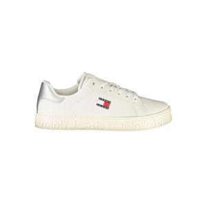Weißes Leder Damen Sneaker