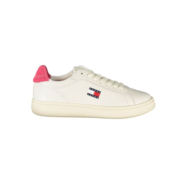 Weißes Leder Damen Sneaker