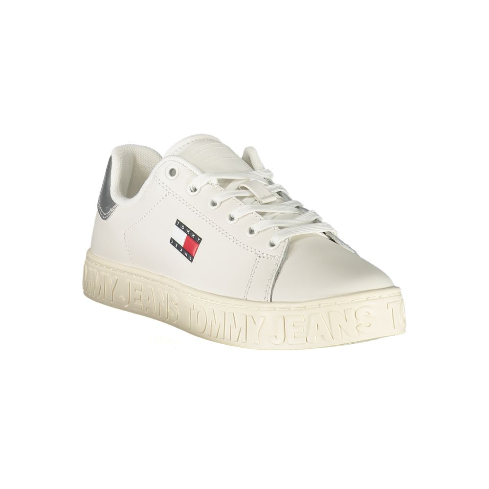 Weißes Leder Damen Sneaker