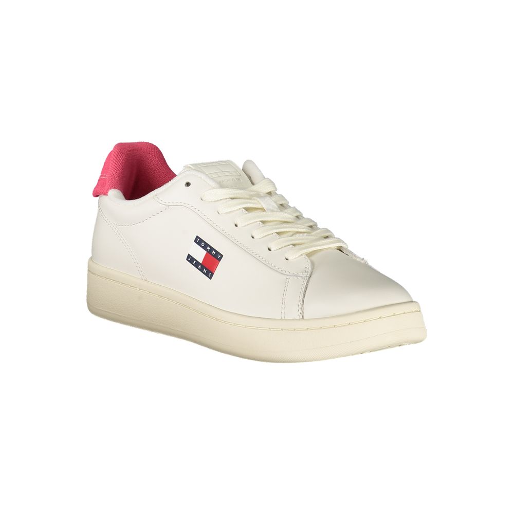 Weißes Leder Damen Sneaker